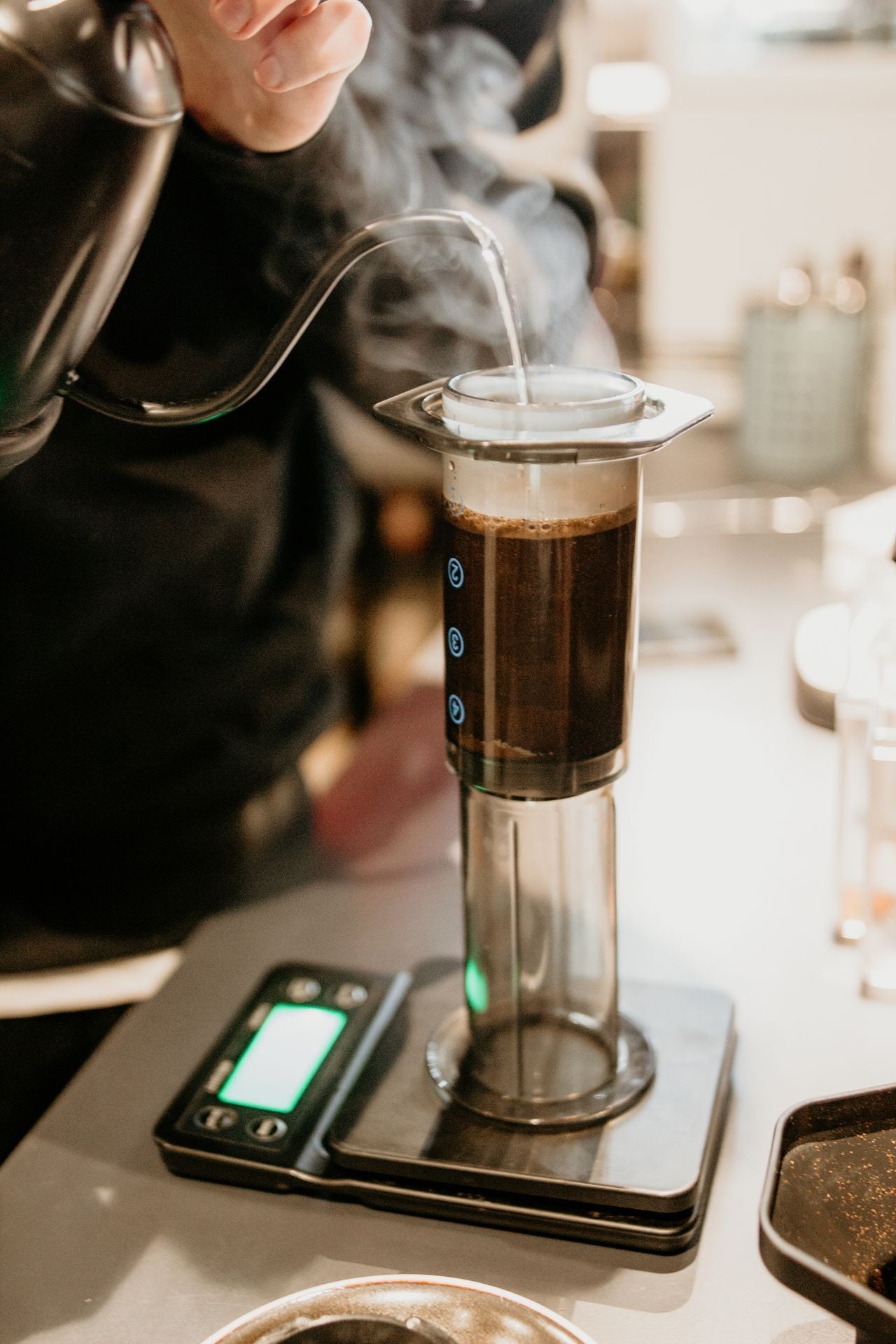 Como preparar o HUMANO Filter na AeroPress
